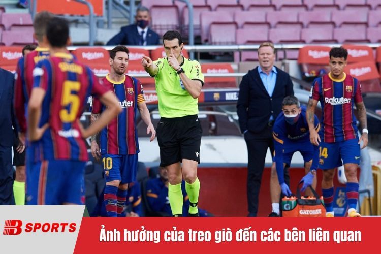 Ảnh hưởng của treo giò đến các bên liên quan